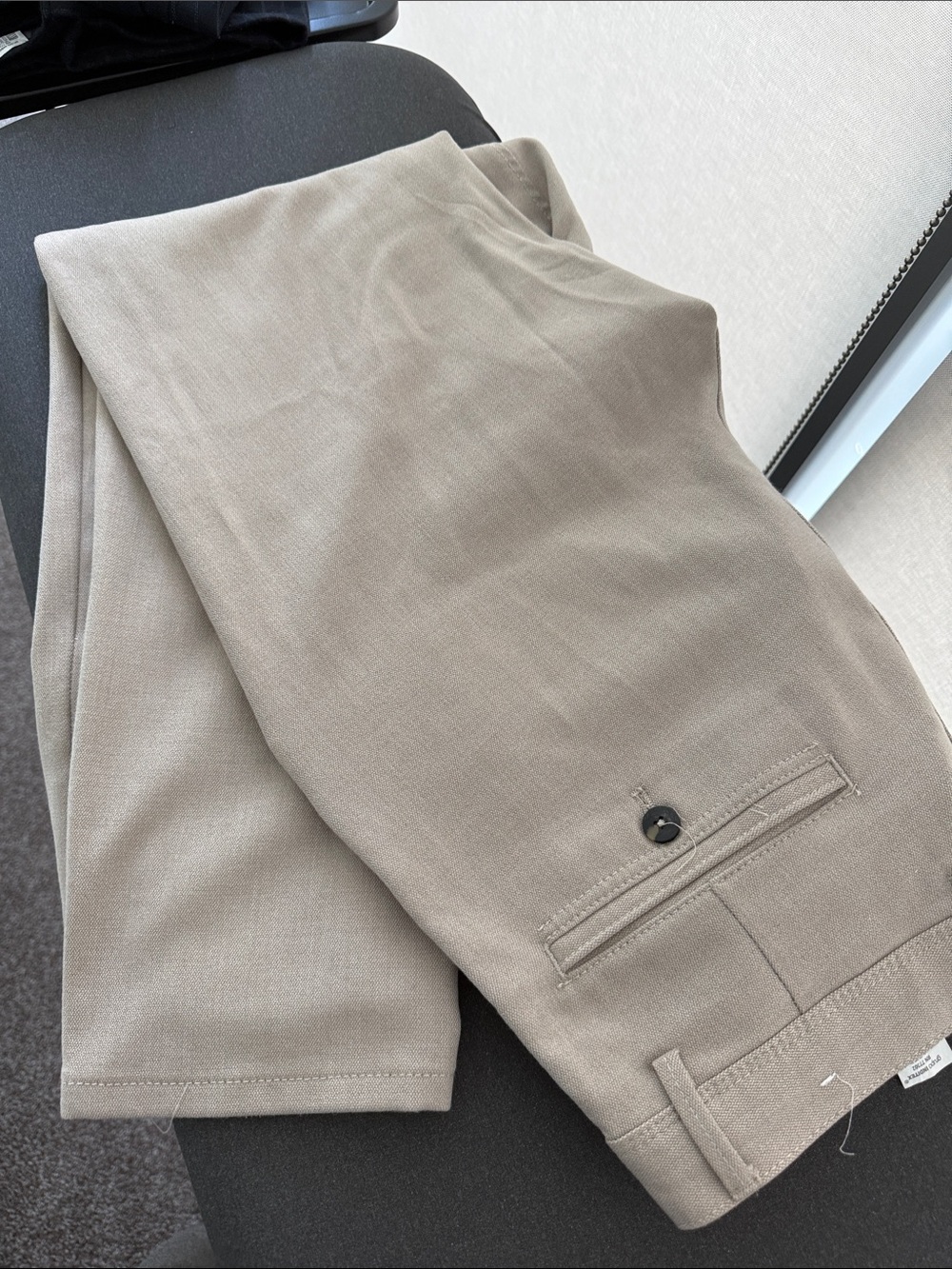 Zara Men's Beige/Taupe Dress Pants